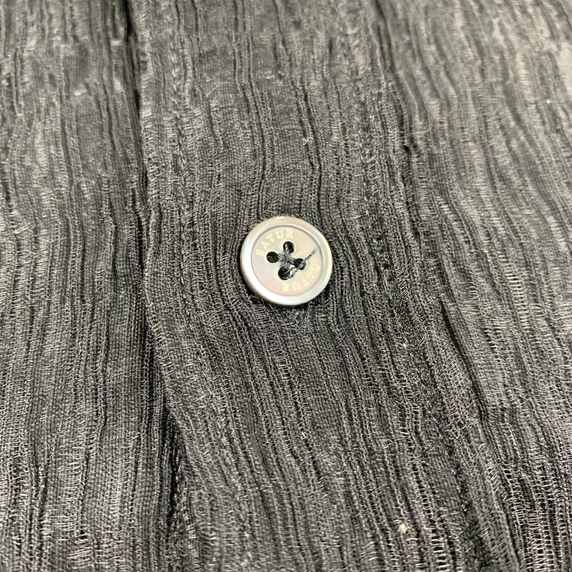 23SS 세터 레이온 크링클 오가닉 셔츠 블랙 상품이미지4