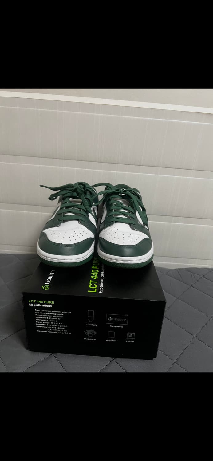 나이키 덩크 로우 레트로 바시티 그린 (280) 판매 상품이미지4