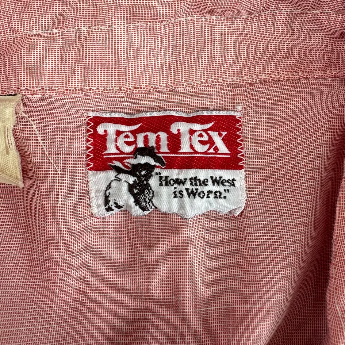 70~80s USA 템텍스 Tem Tex 웨스턴 셔츠 상품이미지10