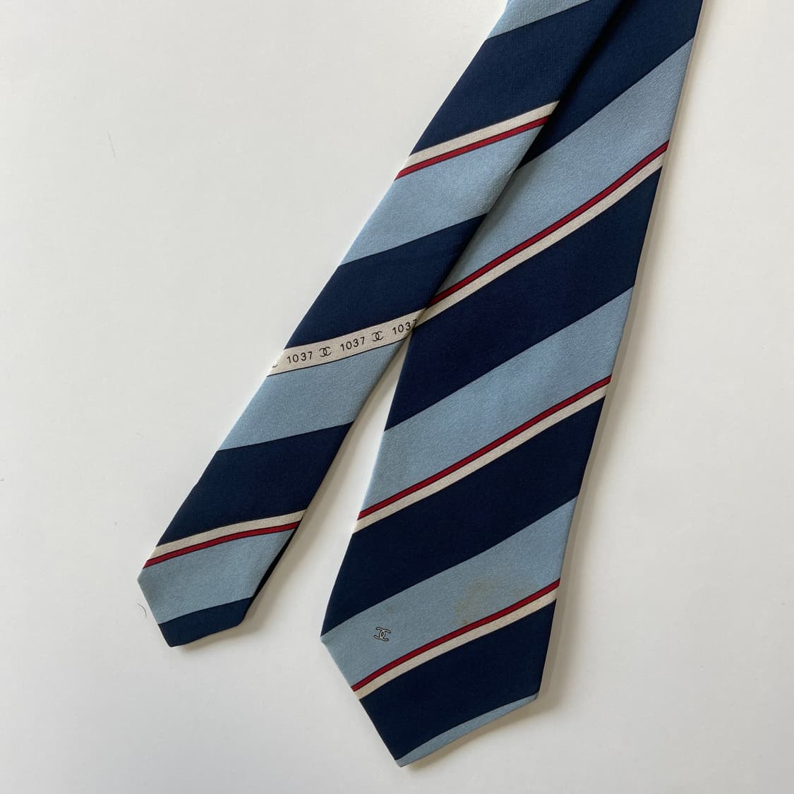 샤넬(CHANEL) 심플로고 명품 정품 넥타이 8.3cm 상품이미지2