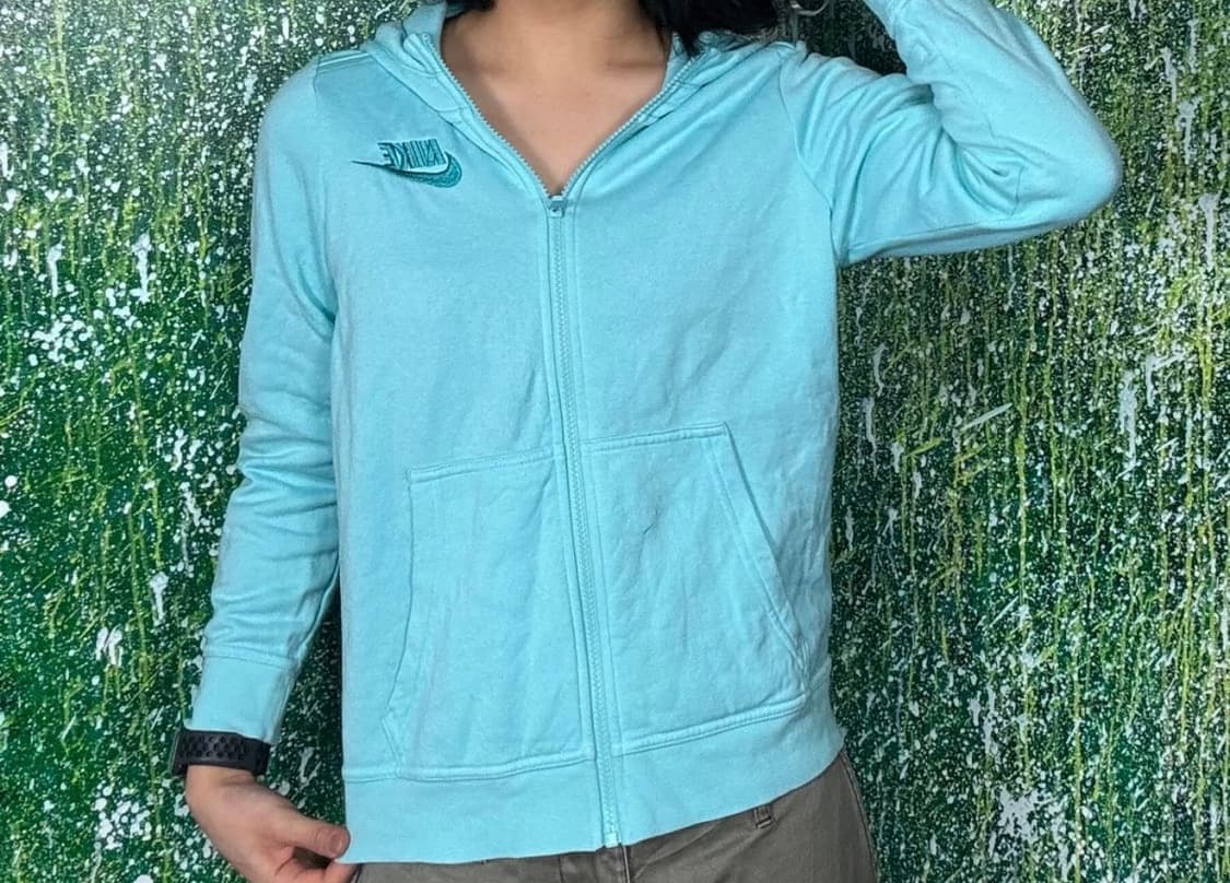 나이키 민트블루 후드집업 L 상품이미지2