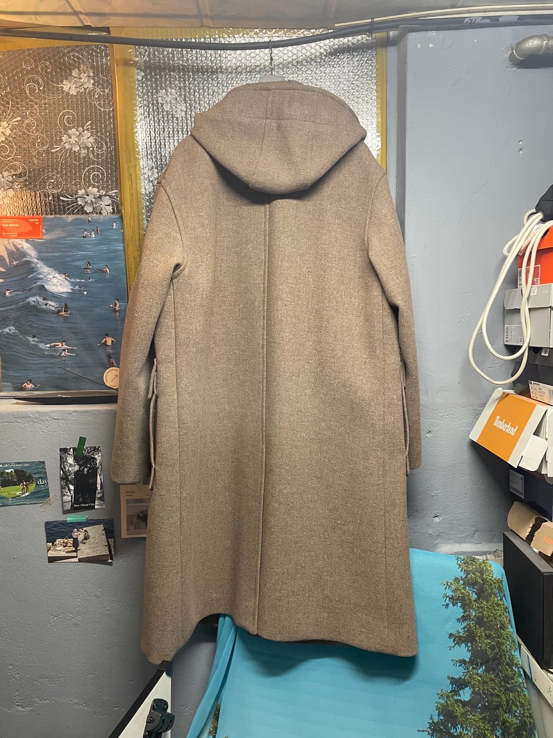 어나더오피스 Editor Cashmere Hooded Coat 상품이미지7