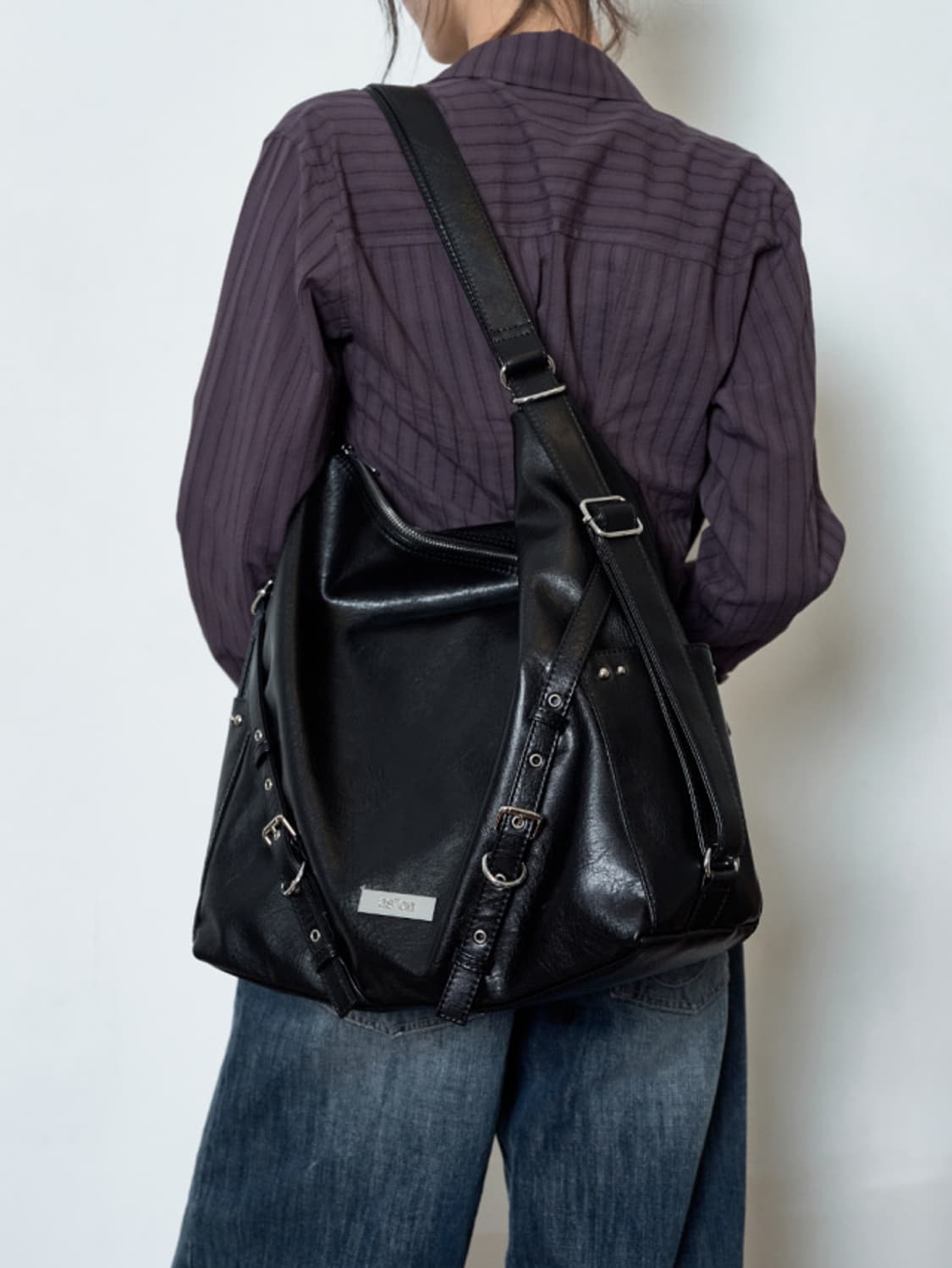 애즈온 DAY DUAL BAG / 데이 듀얼백 블랙 상품이미지7