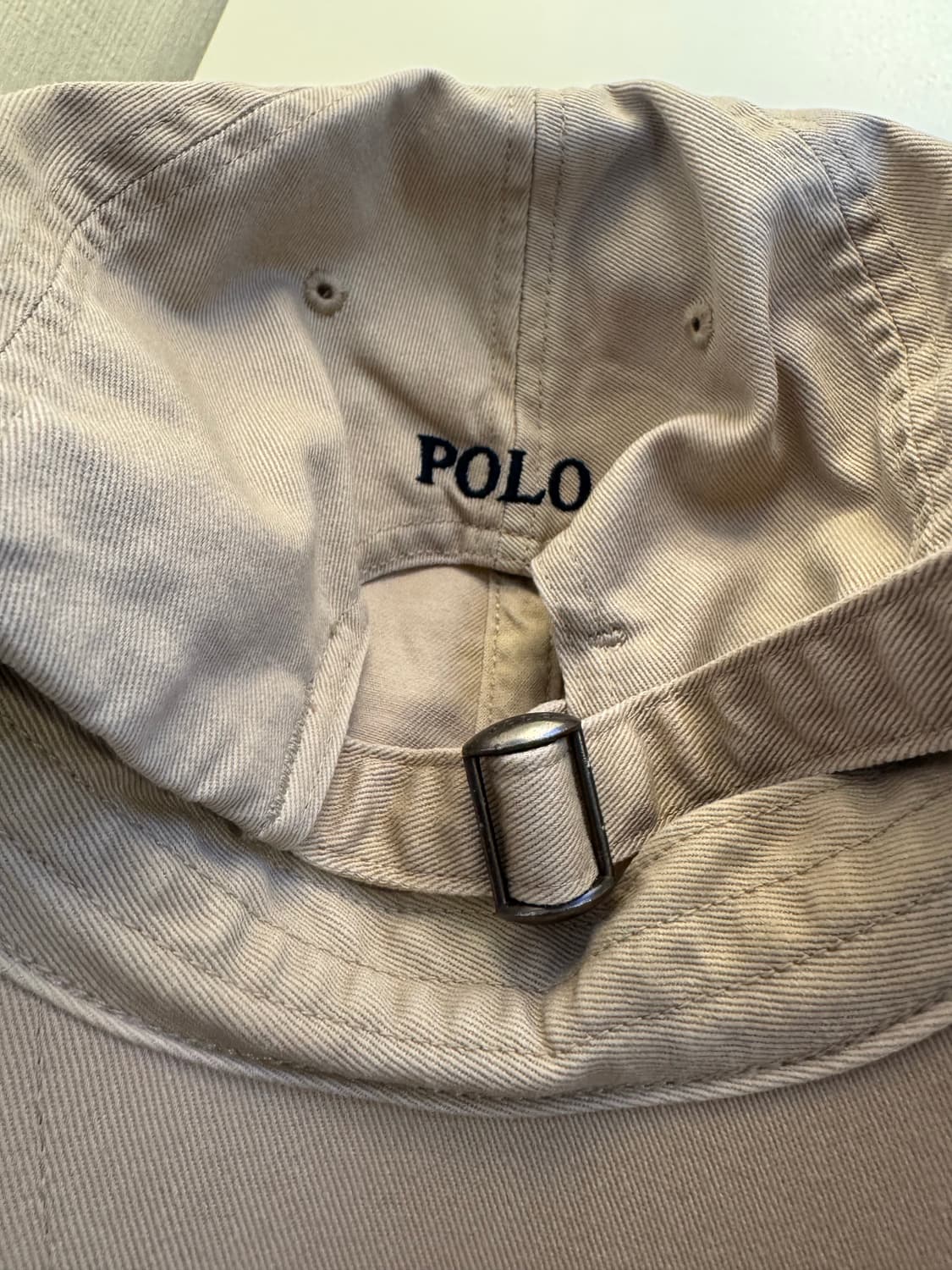 [OS]폴로 랄프로렌 코튼 볼캡 베이지 모자 상품이미지2