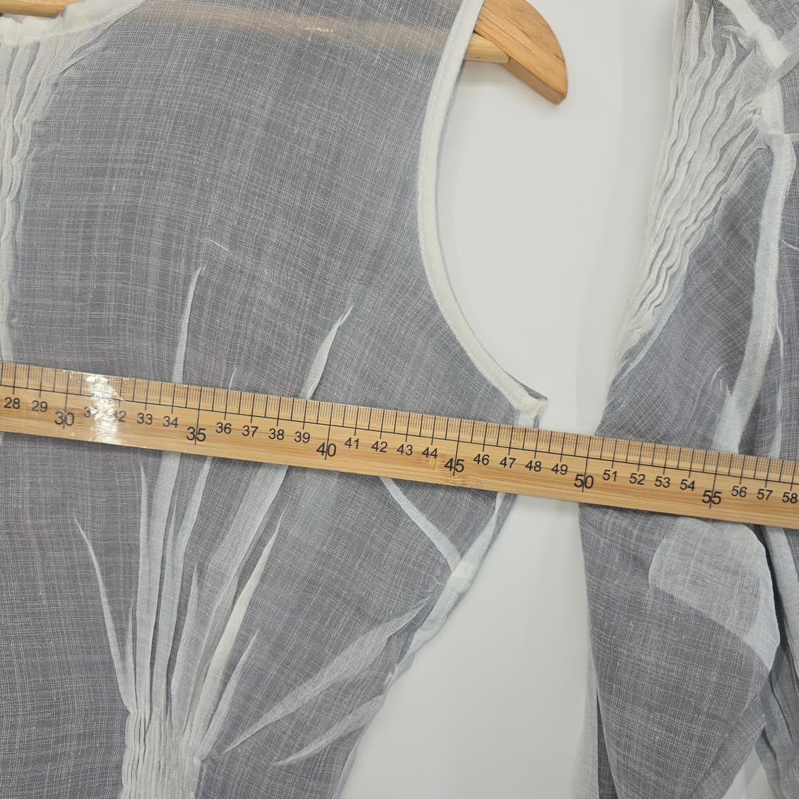 시스루 레이어드 블라우스 세트 나시+가디건 상품이미지6