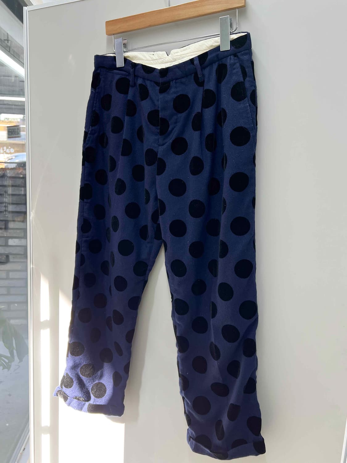 빔스보이 도트 크롭팬츠 상품이미지1