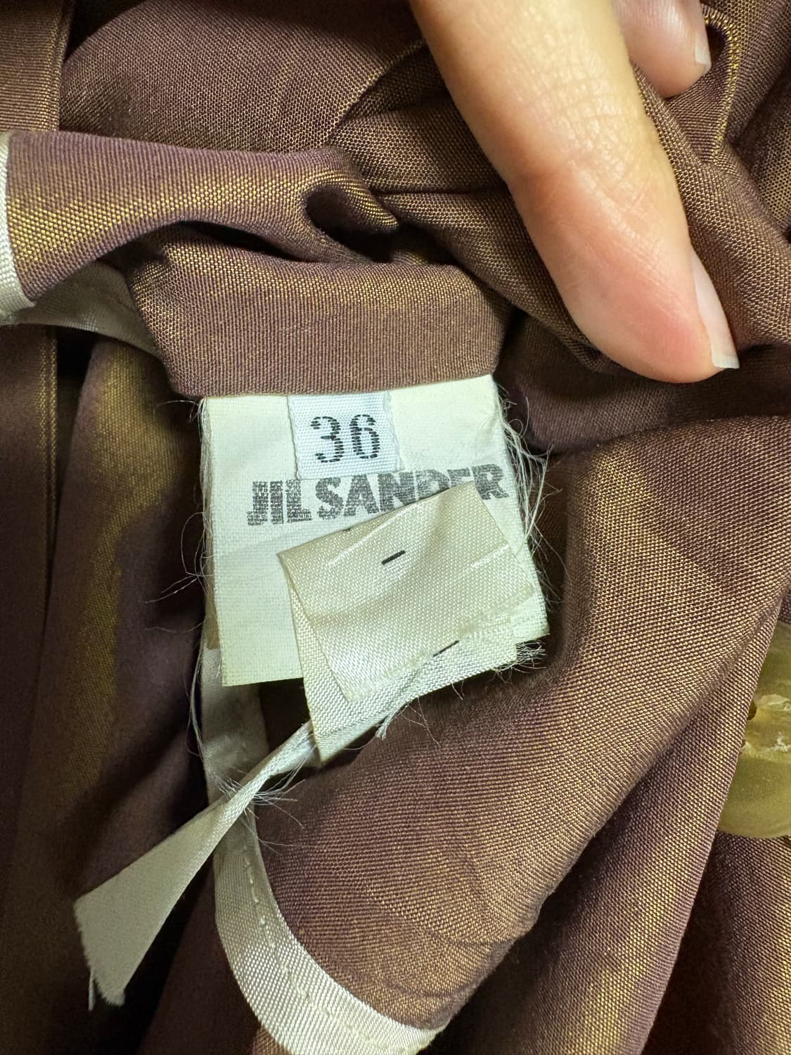 질샌더 실크 블렌드 트렌치코트 상품이미지5