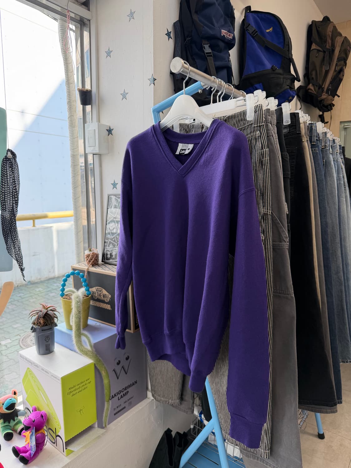 Lee V- neck sweat shirts 상품이미지2