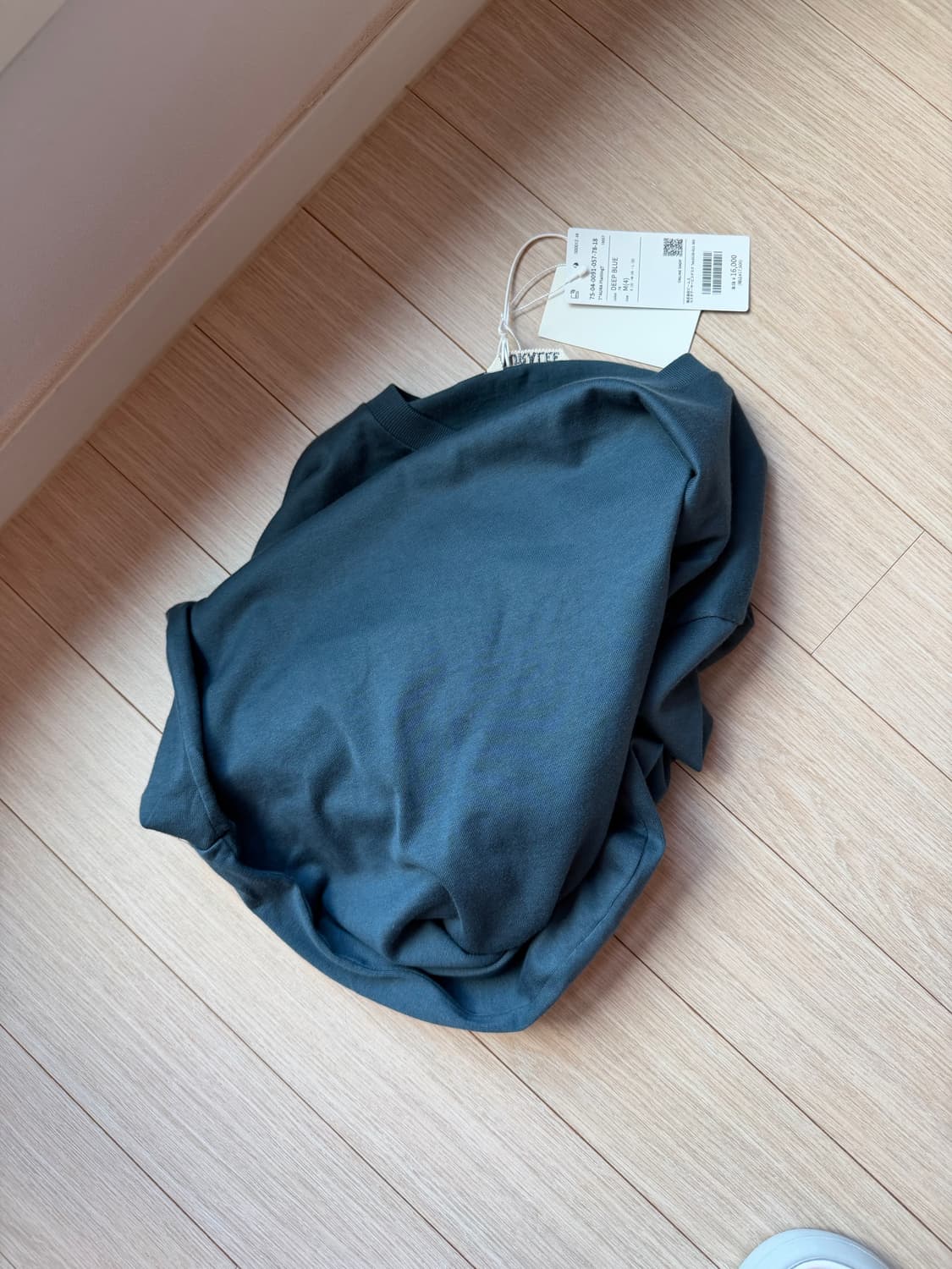 오라리 코튼 반팔티 딥그린 상품이미지4