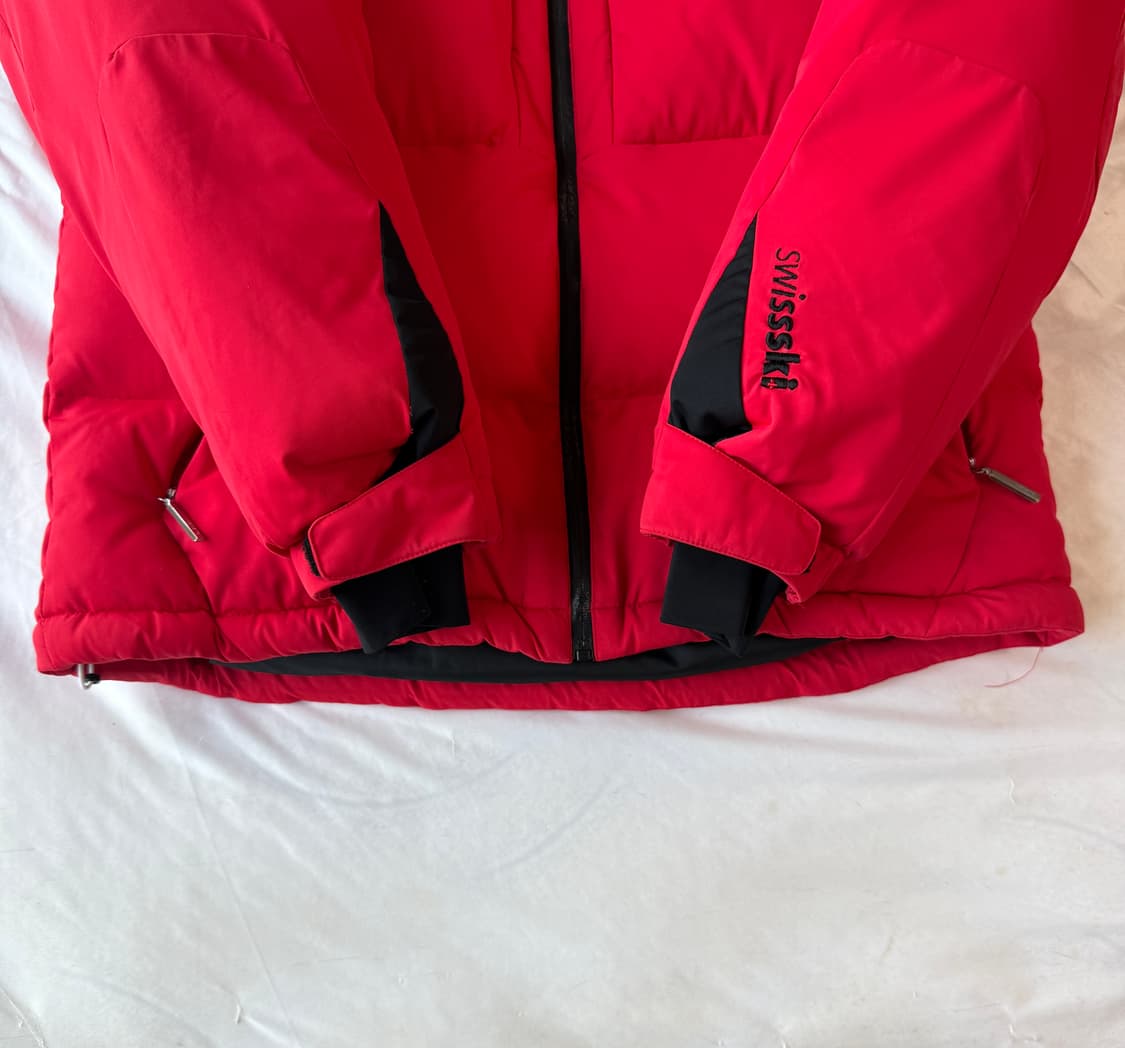 2+1) 데상트 스위스 스키팀 패딩 레드XXL 상품이미지5