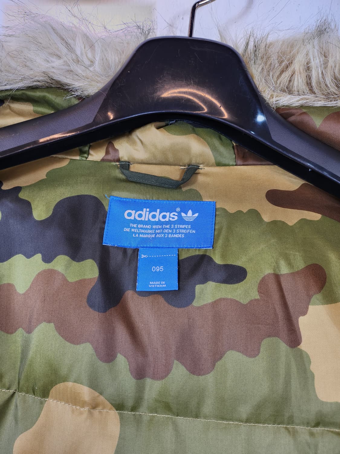 아디다스 카모 다운패딩 파카 95 M 새제품급 상품이미지8