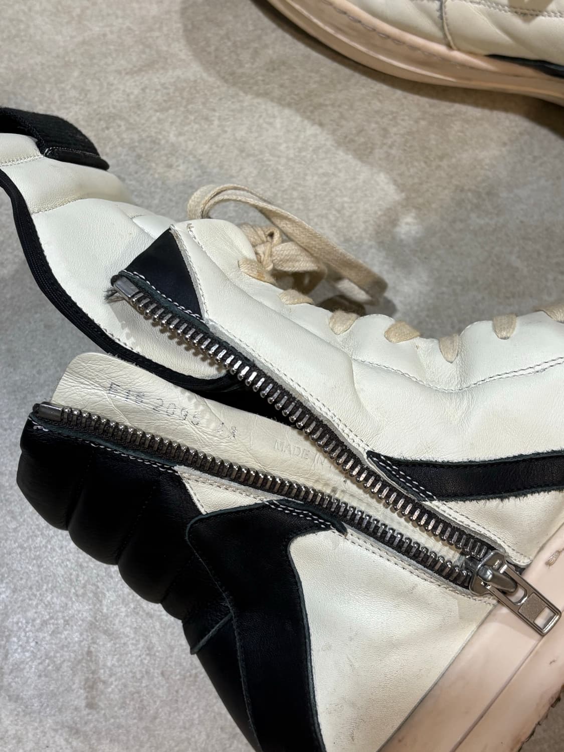 릭오웬스 지오바스켓 밀크 상품이미지4