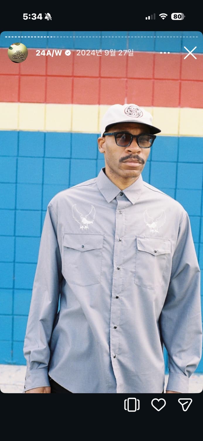 L) challenger 챌린저 챌린져 oval eagle 셔츠 상품이미지1