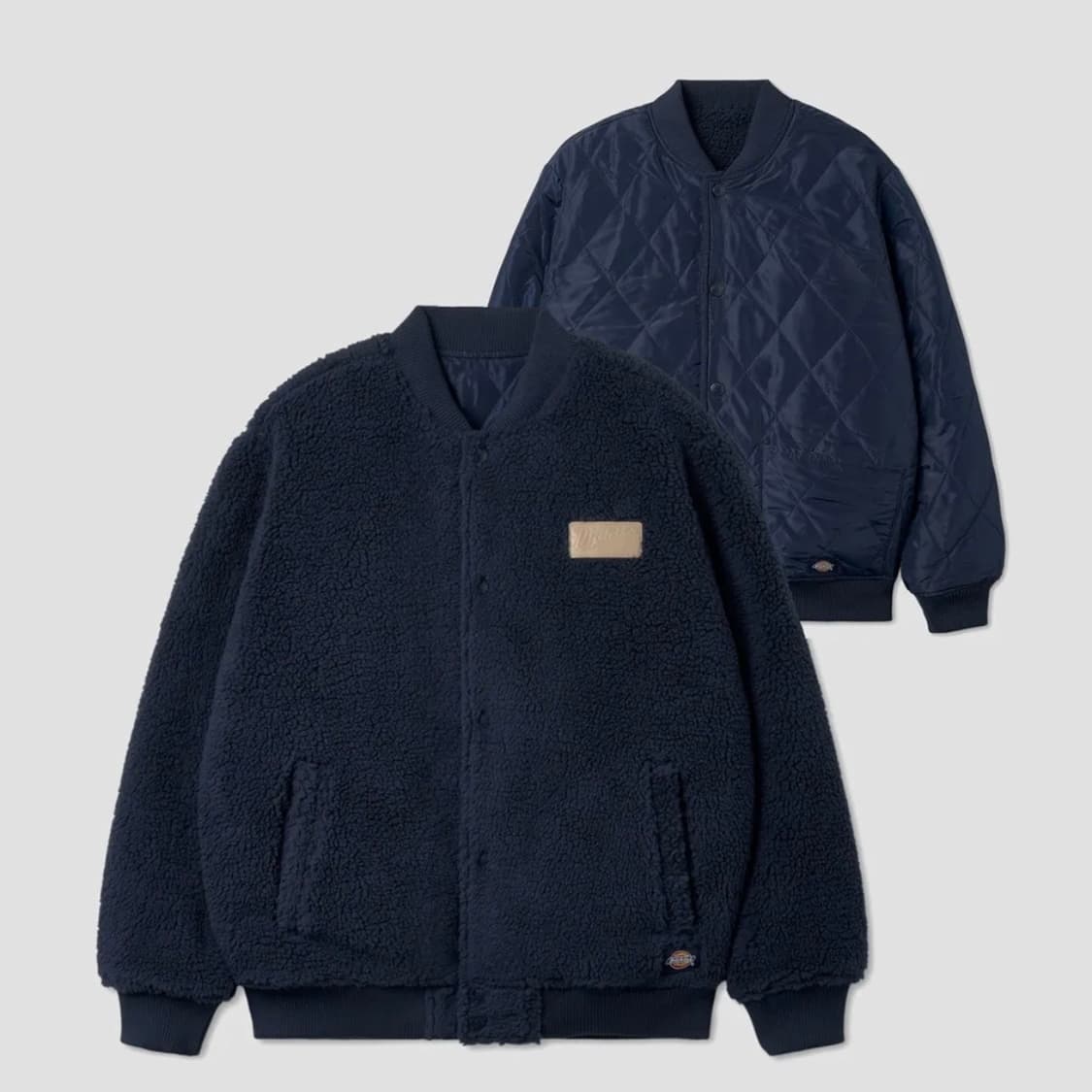 디키즈 패디드 릴렉스드 리버시블 하이 파일 재킷 Navy 상품이미지3