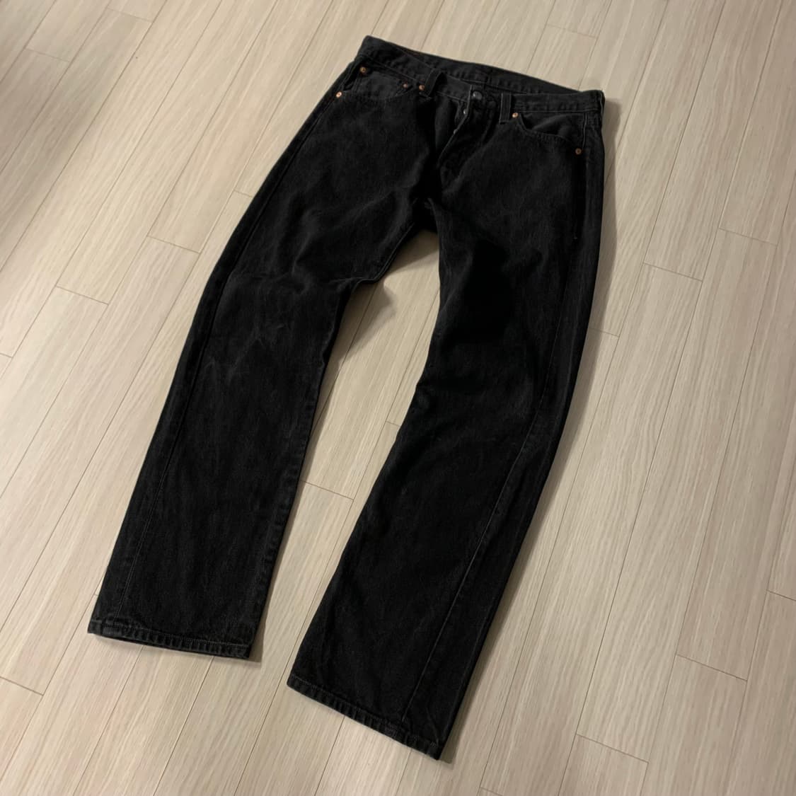 리바이스 501 블랙 데님 34(32) 상품이미지1