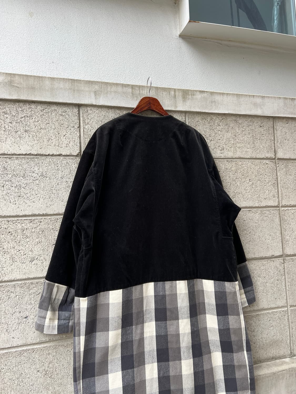 FACETASM BLACK CORDUROY 파세타즘 코듀로이 체크코트 상품이미지7