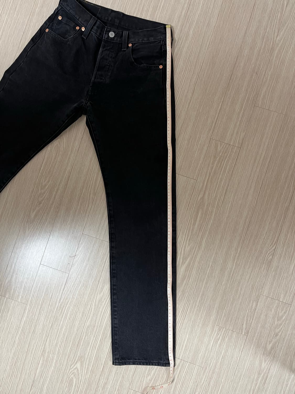 리바이스 501 93 스트레이트 흑청 28x32 상품이미지4