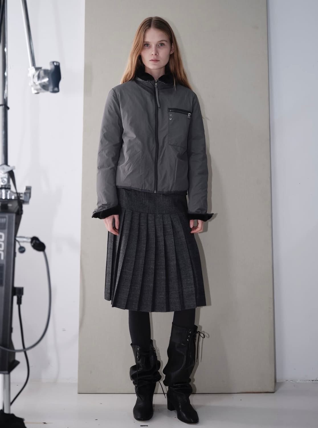 [37,38]팔로마울 Victoria 레이스업 부츠/블랙 상품이미지7