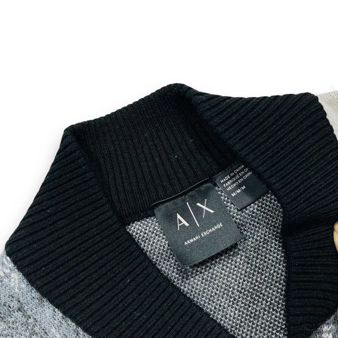 아르마니 익스체인지 설산 투웨이 니트 블루종 상품이미지5