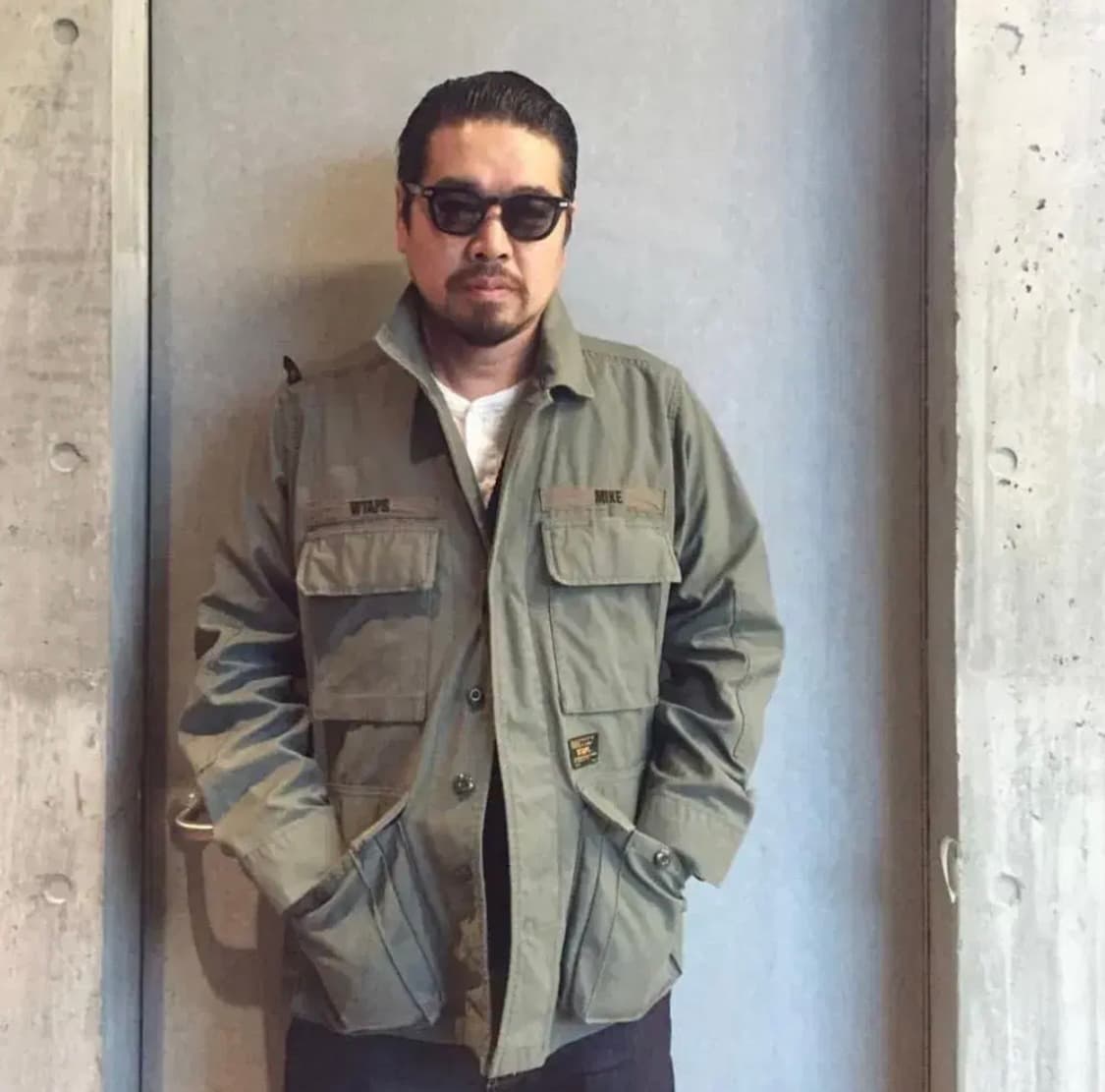 더블탭스 15aw 정글자켓 블랙 상품이미지1