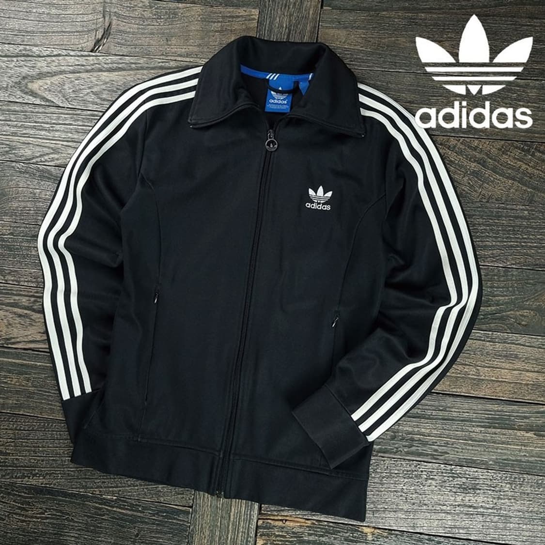 [아디다스] 유로파 져지 트랙탑 집업 자켓 블랙 M19185 상품이미지1