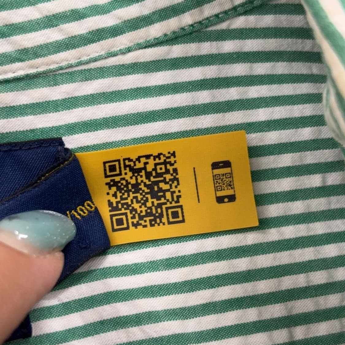 폴로 랄프로렌 신형 QR 스트라이프 셔츠 L P00262 상품이미지4