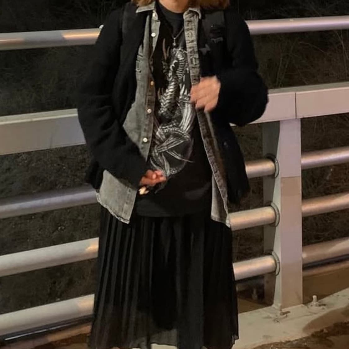 빈티지 롱슬리브 + 흑청 남방 상품이미지1