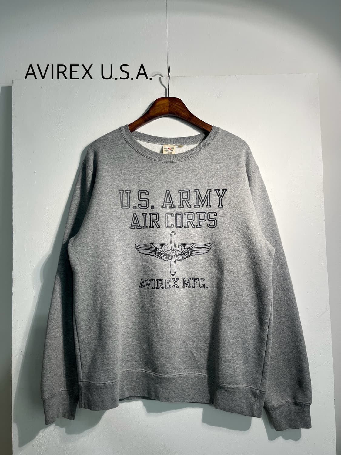 Avirex U.S.Army 아비렉스 스웻셔츠 맨투맨 L 상품이미지1