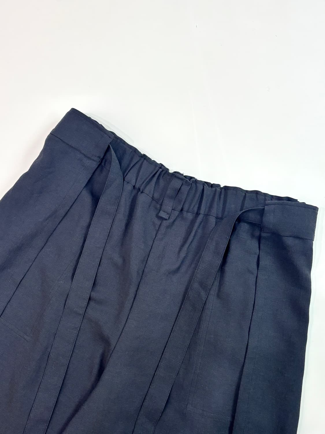 Issey Miyake 이세이미야케 네이비 랩벨트 큐롯 팬츠 상품이미지7