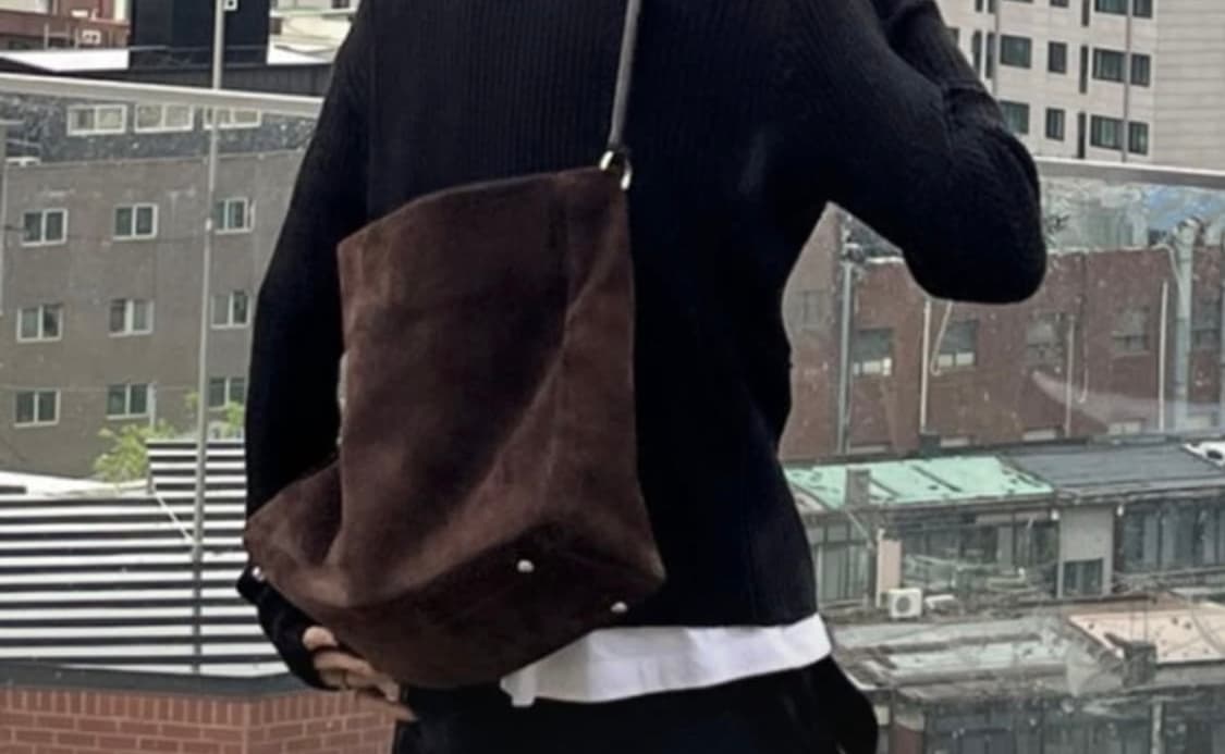 다이닛 스웨이드 빅백 브라운 상품이미지2