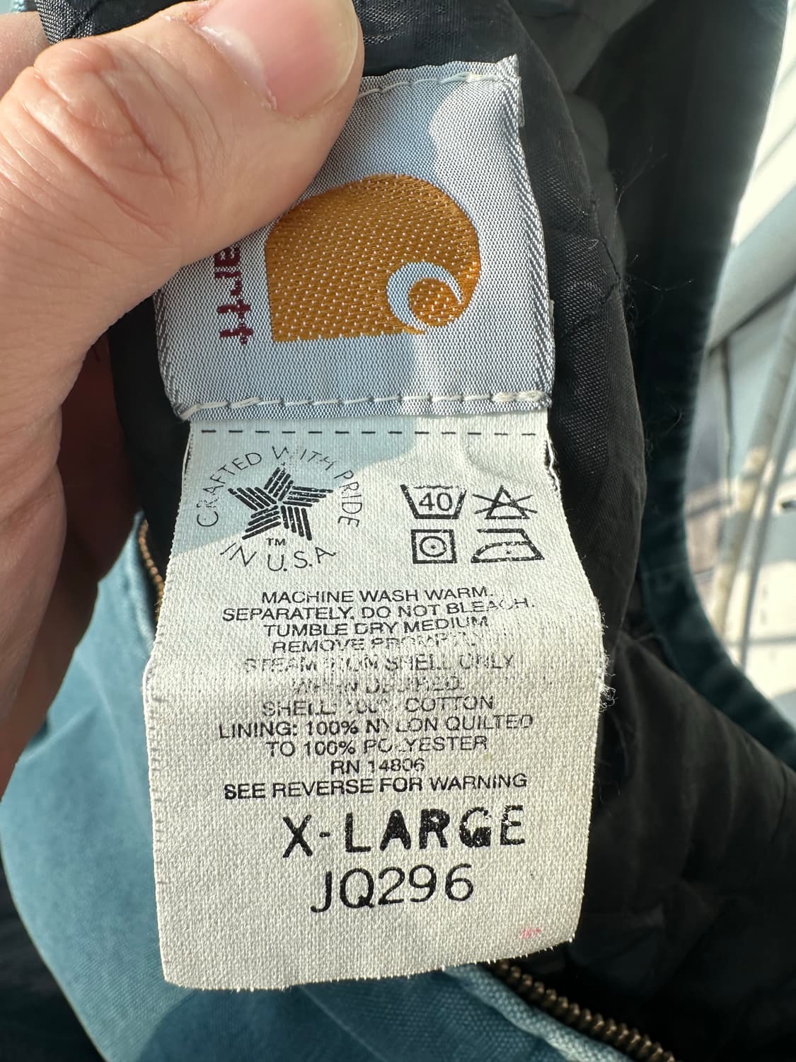 칼하트 액티브자켓 jq296 XL 상품이미지4