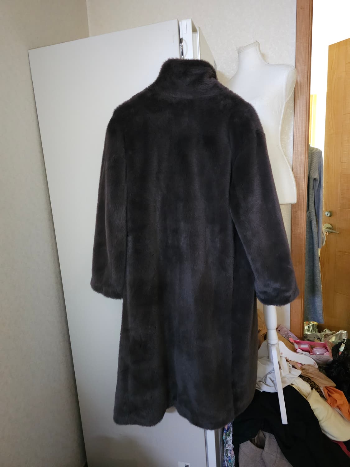 H&M 에이치앤엠 퍼 롱코트 상품이미지5