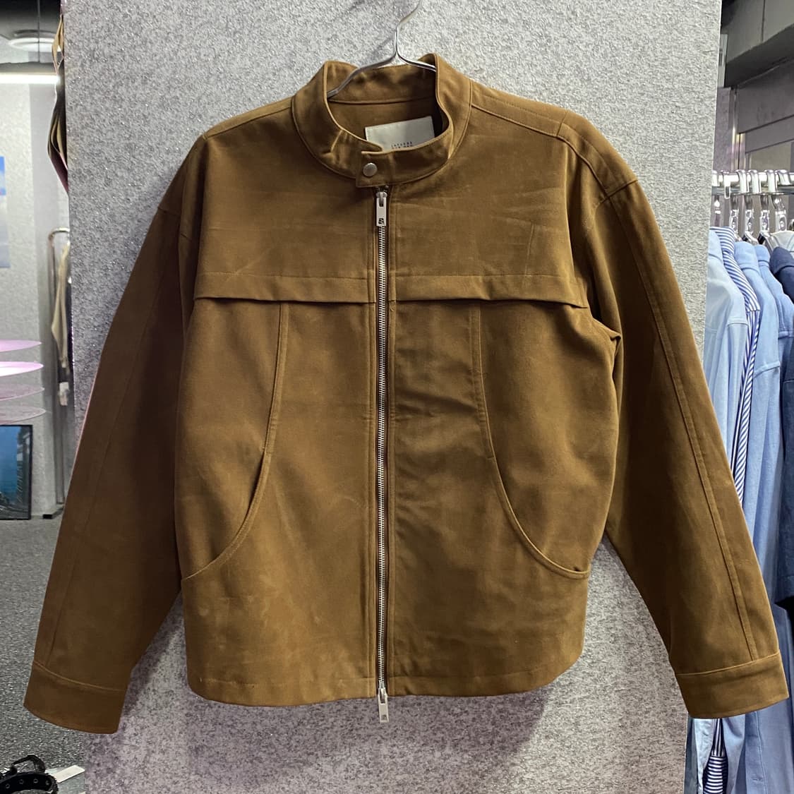 라퍼지스토어 스웨이드 브라운 자켓 B3503 상품이미지2