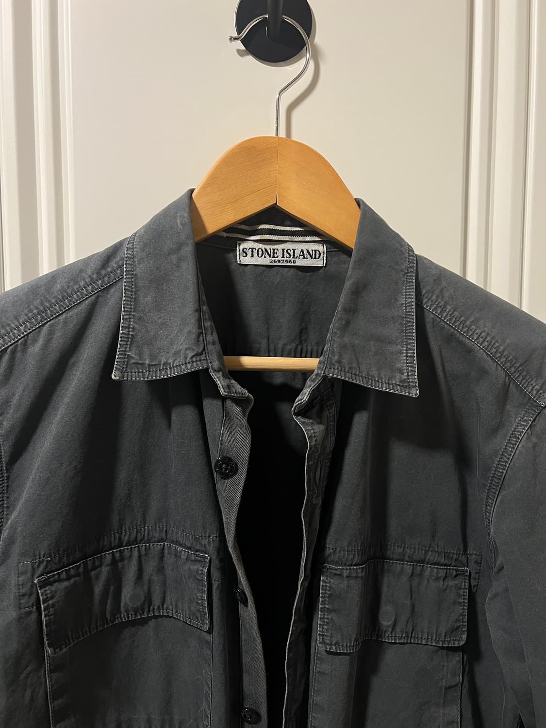 스톤아일랜드 가먼트다잉 오버셔츠 M 상품이미지2