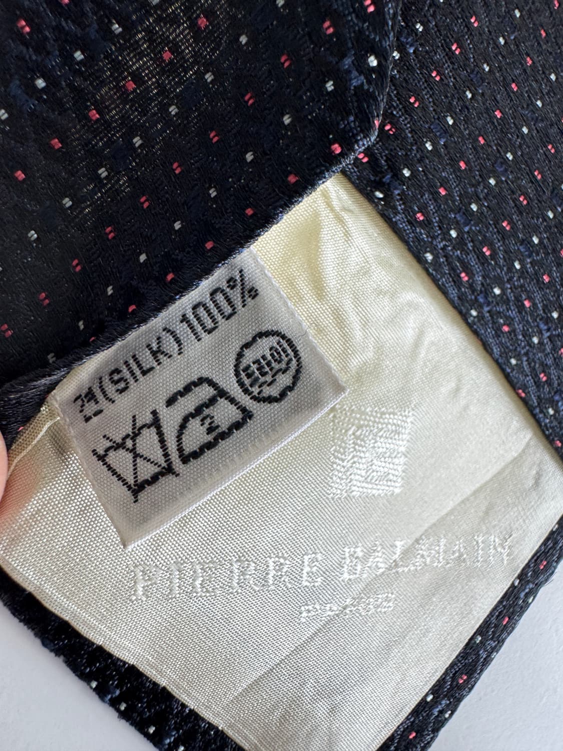 피에르 발망 (PIERRE BALMAIN) 실크 넥타이 8cm 상품이미지6