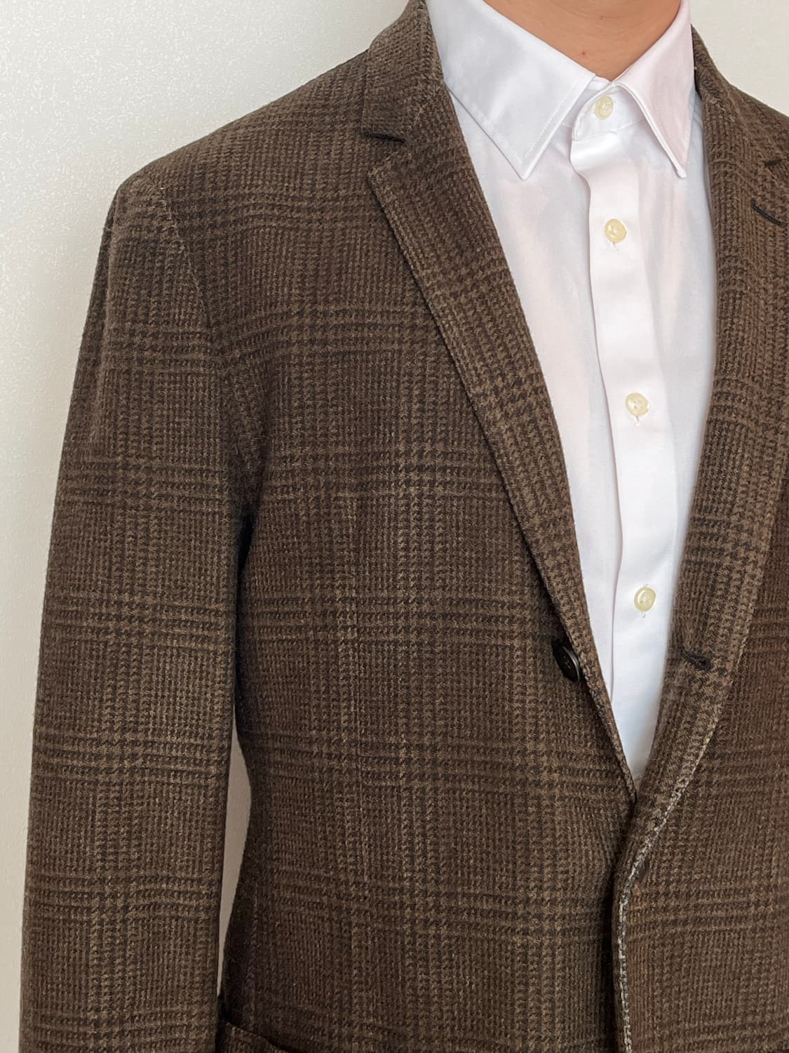버버리 런던 브라운 체크 블레이저 MADE IN ITALY 상품이미지7