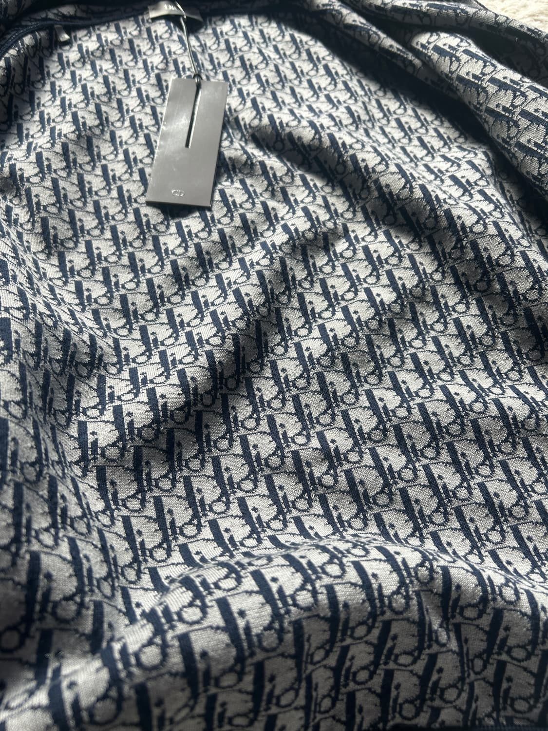 [M, 새상품급] 디올 오블리크 캐시미어 후드집업 상품이미지4