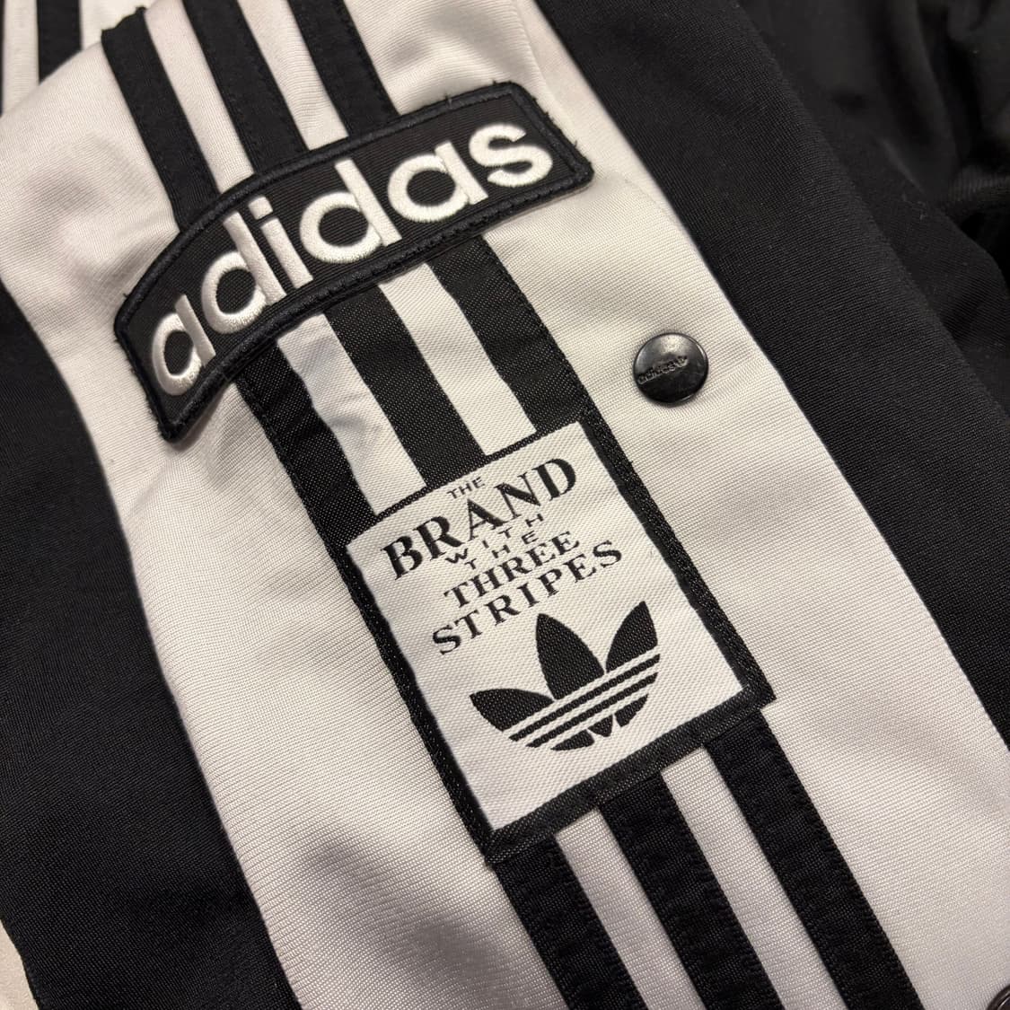 [M] 아디다스 아디브레이크 블랙 삼선 트랙 바지 B854 상품이미지4