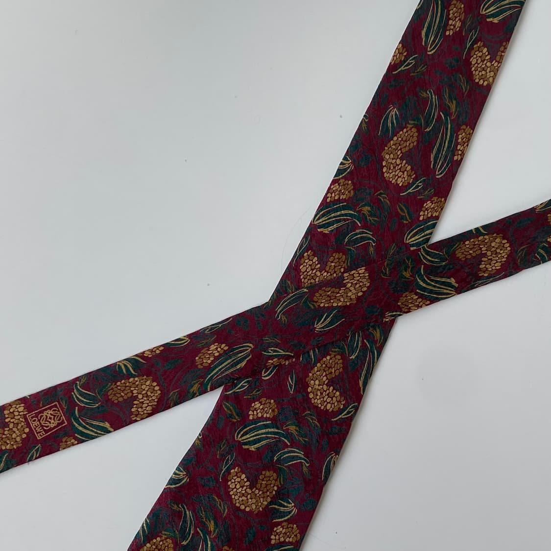 로에베(LOEWE) 정품 명품넥타이 8.7cm 상품이미지4