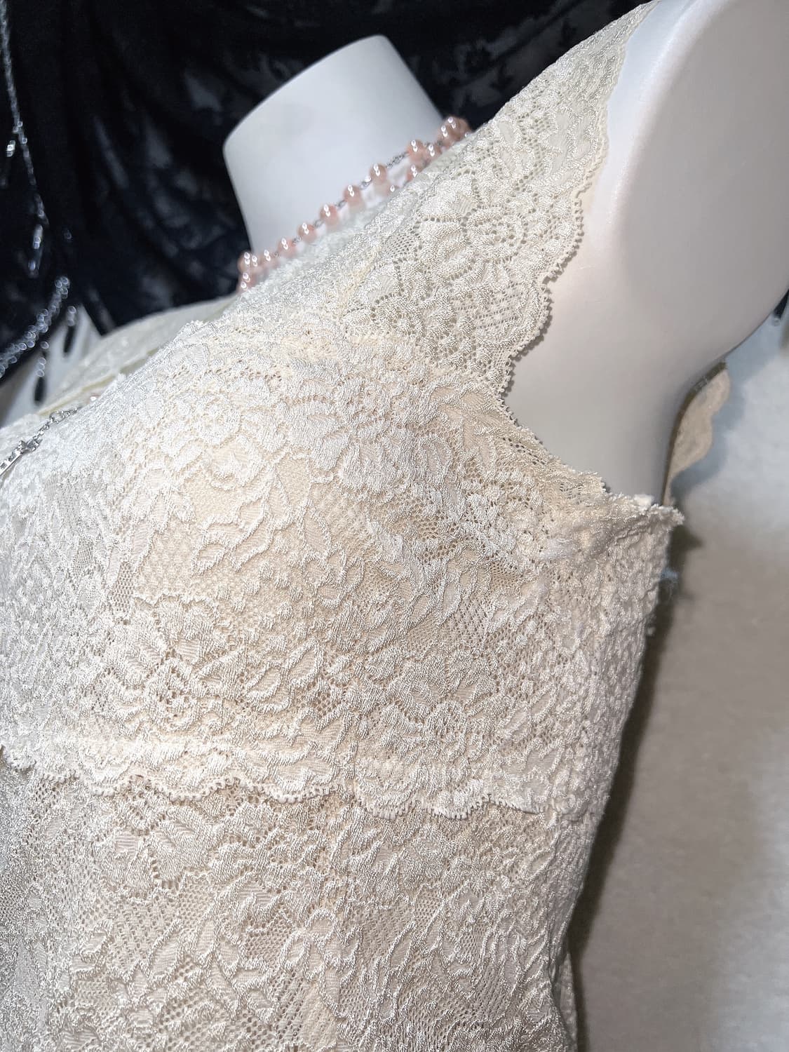 로맨틱고딕 갸루 오리엔탈 레이스 슬리브리스 나시 로걀탑 페어리 핀터 엔틱 상품이미지8