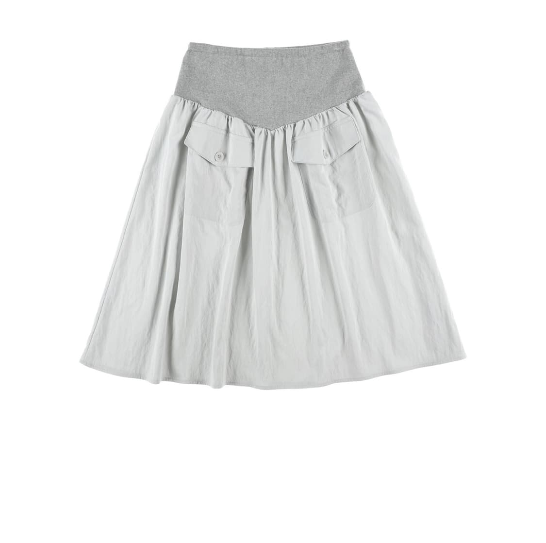 온스카 미디 스커트 FLARE RIB SKIRT 상품이미지2