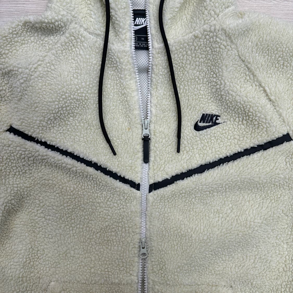 [XL] 나이키 테크 플리스 후드 집업 아이보리 상품이미지3