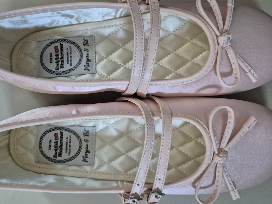 락피쉬웨더웨어 투 스트랩 메리제인 사틴(핑크) 250 상품이미지3