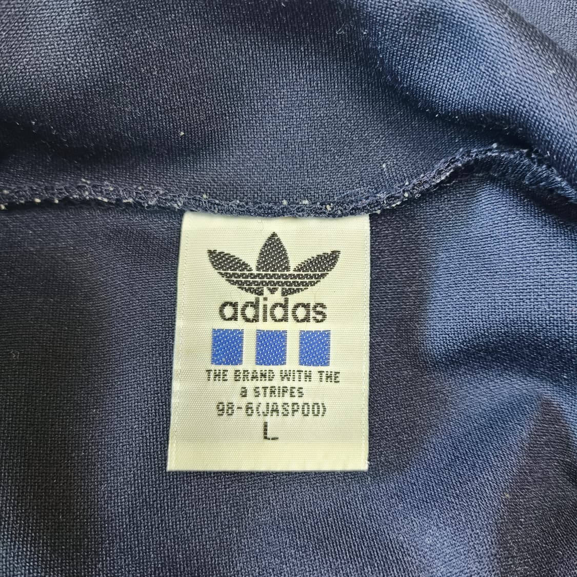 [L] 90s 데상트 아디다스 파이어버드 네이비 트랙탑 져지 상품이미지4