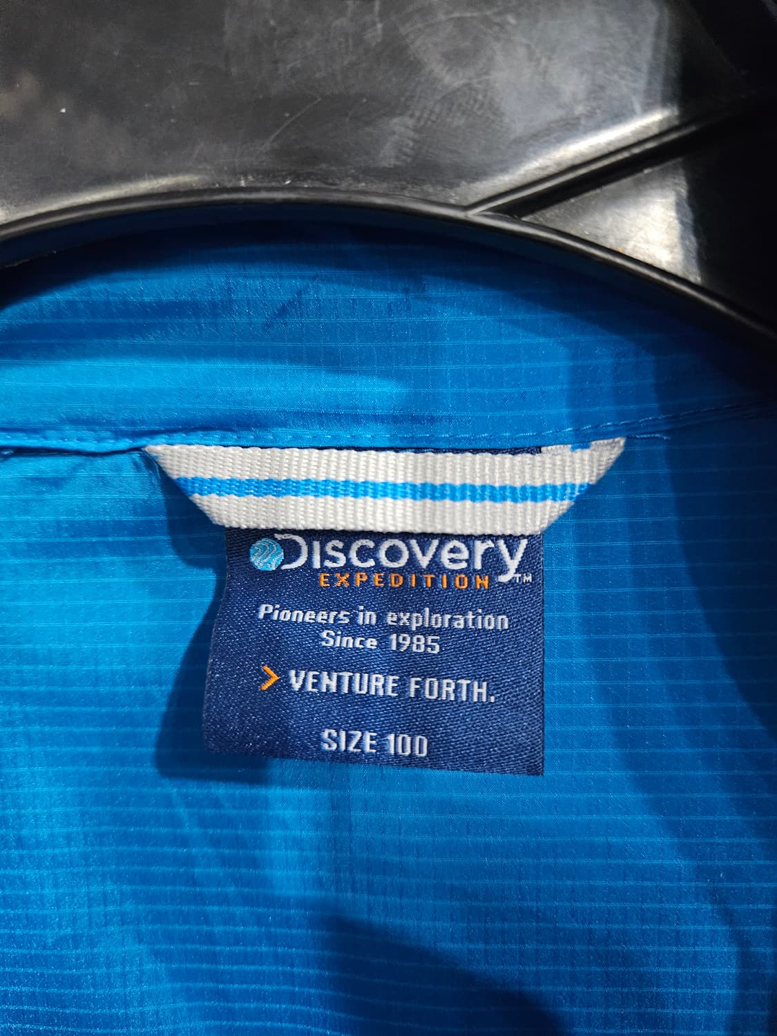 디스커버리 블루 남성 100 홑겹 바람막이 자켓  상품이미지3