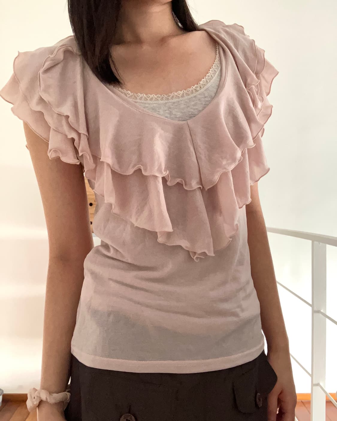 베이비 핑크 탑 상품이미지5