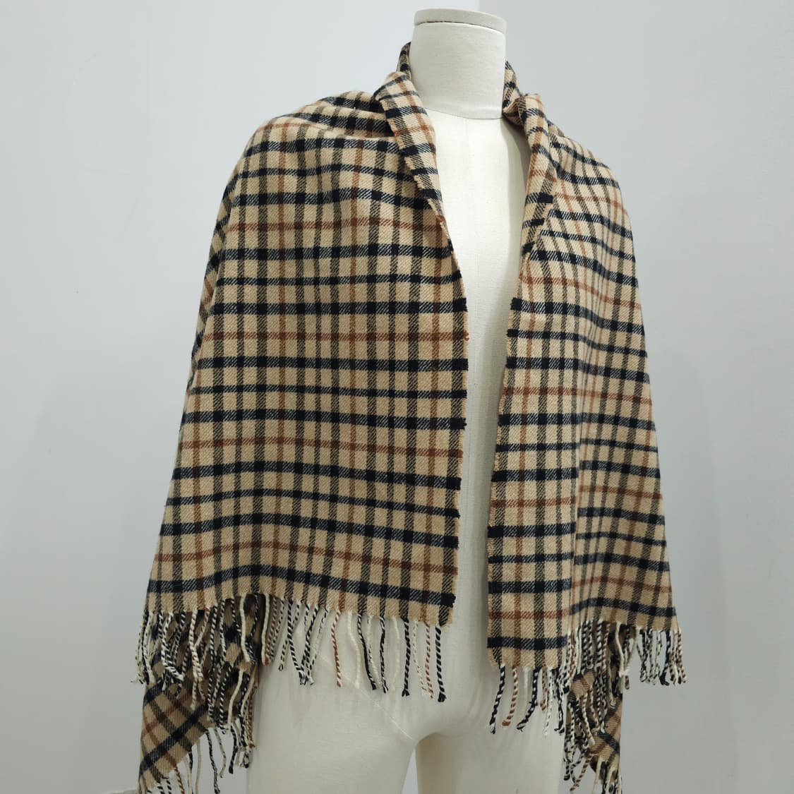 일본 닥스 울 100% 숄 머플러  상품이미지2