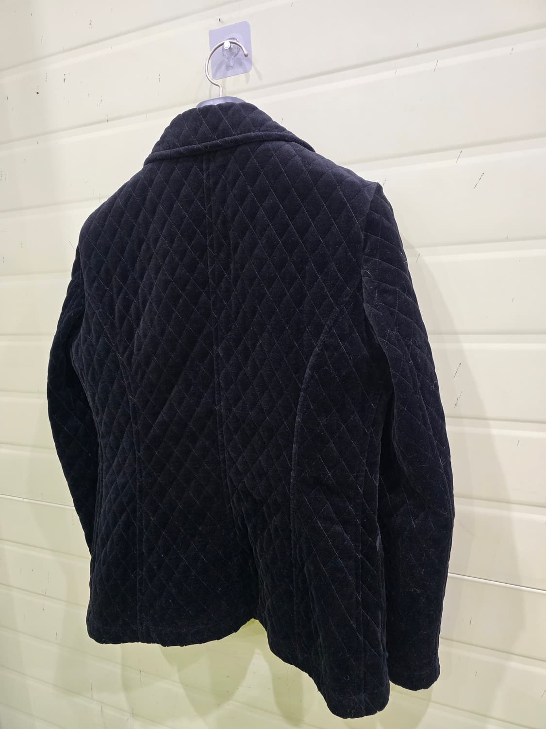 마리아니 블랙 벨벳 퀼팅 자켓 S 상품이미지9