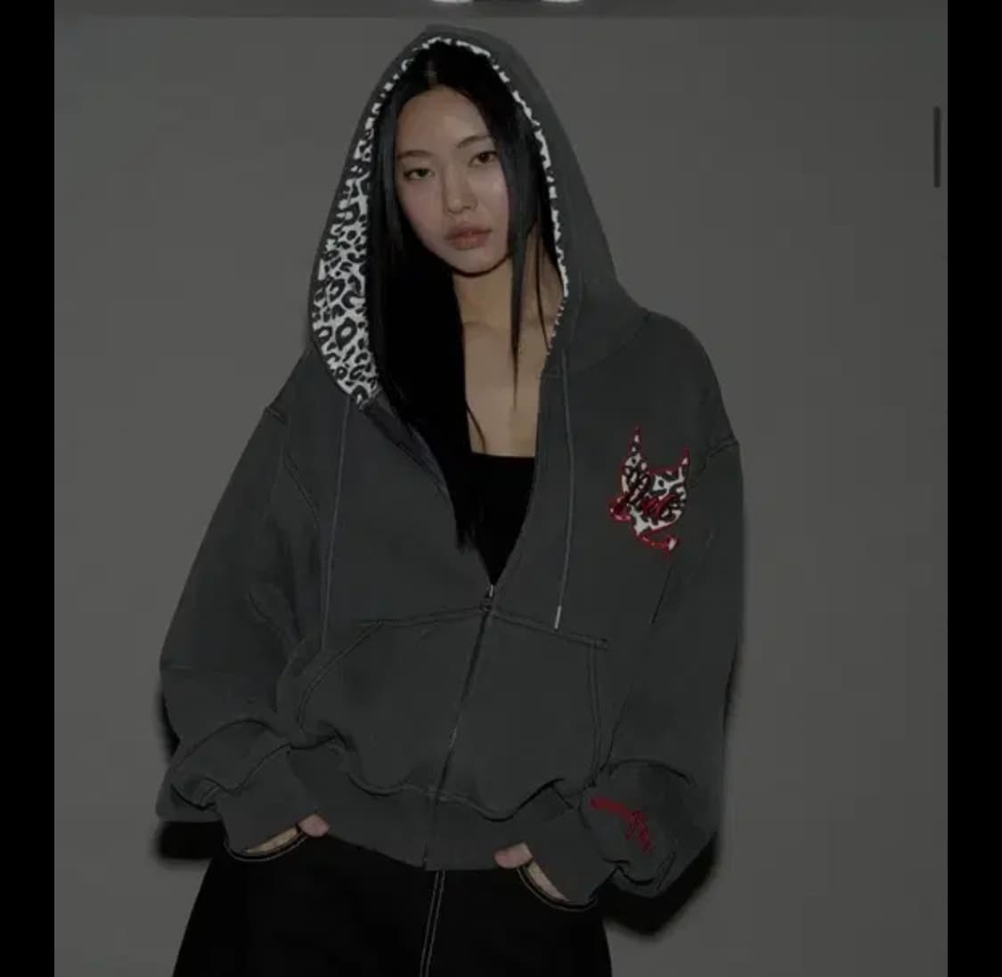 플리즈노팔로우 후드집업 상품이미지1