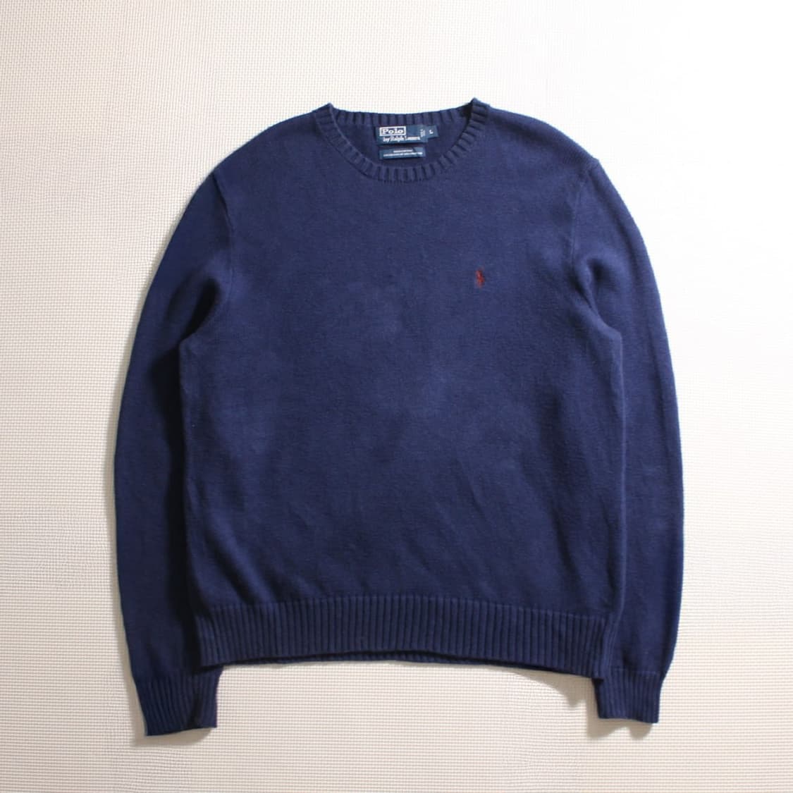 Polo 폴로 랄프로렌 네이비 라운드 니트 상품이미지1